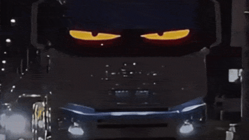 Led Eyes For Truck Led Matrix Panel RGB LED Car Panel DIY Programmable Bluetooth App Control Scrolling  Light