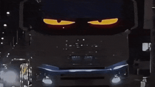 Led Eyes For Truck Led Matrix Panel RGB LED Car Panel DIY Programmable Bluetooth App Control Scrolling  Light