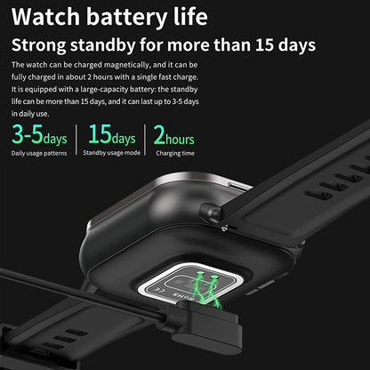 New Smart Watch D8 TWS 2 In 1 Wireless Bluetooth Noise Cancelling Earphones Watch 2" Sports Heart Rate NFC Ultra Smartwatch