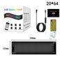 Led Eyes For Truck Led Matrix Panel RGB LED Car Panel DIY Programmable Bluetooth App Control Scrolling  Light