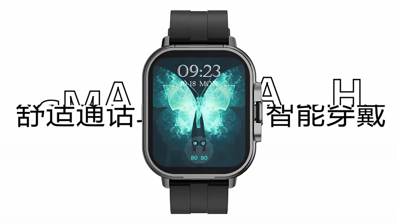 New Smart Watch D8 TWS 2 In 1 Wireless Bluetooth Noise Cancelling Earphones Watch 2" Sports Heart Rate NFC Ultra Smartwatch